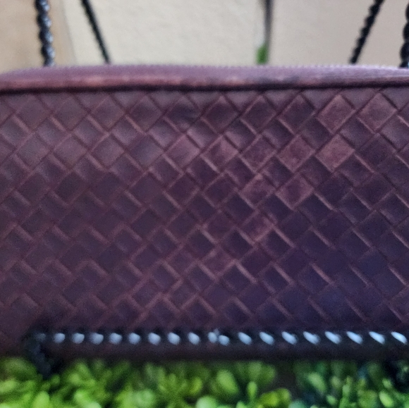 Bottega Veneta Zippy Full Sized Wallet Deep Brown / Wine Colored - Picture 3 of 10